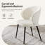 Chaise de salle à manger ergonomique moderne avec pieds en métal Angel-1166939377-1166939382
