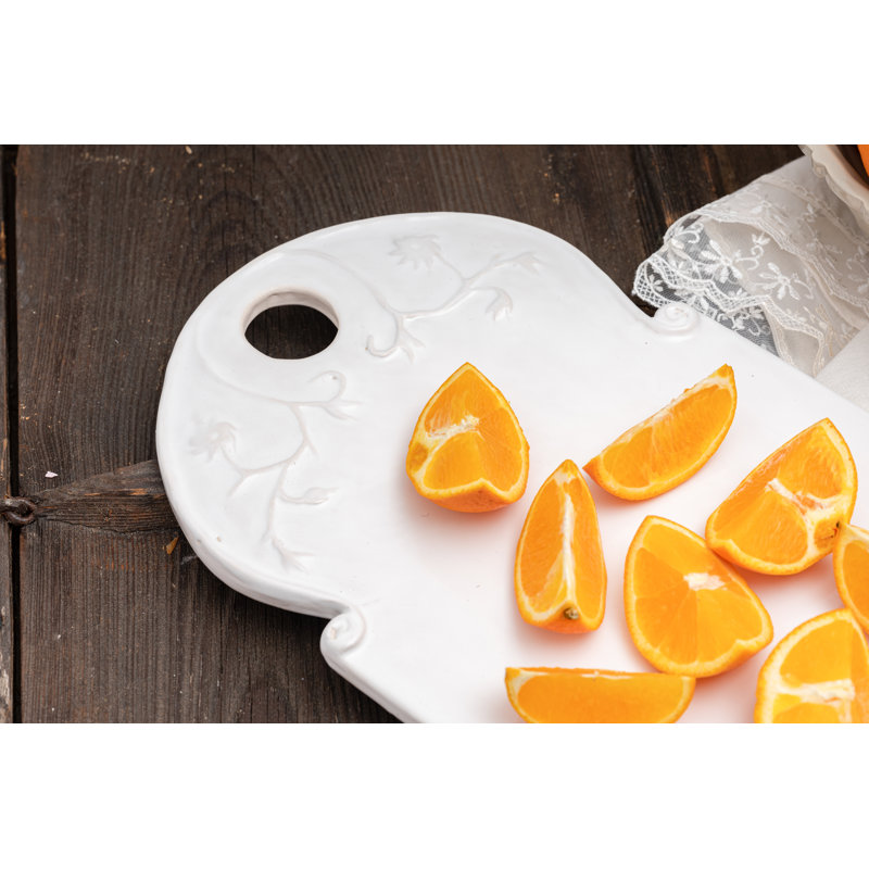 Hand Painted Ceramic Ceramic Cheese Board