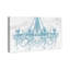 «Dramatic Entrance Marble And Glitter», impression sur toile tendue