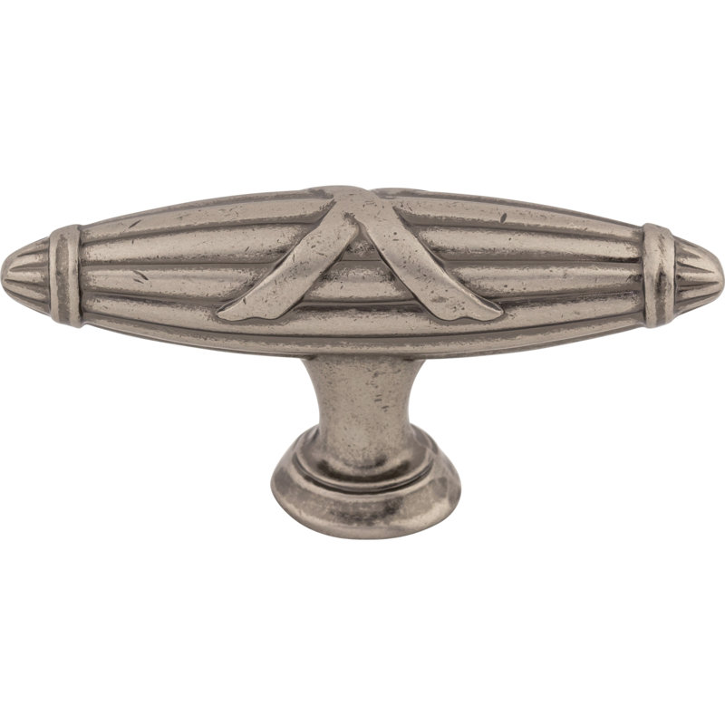 Ribbon & Reed 2 3/4" Length Geometric Knob, Pewter Antique