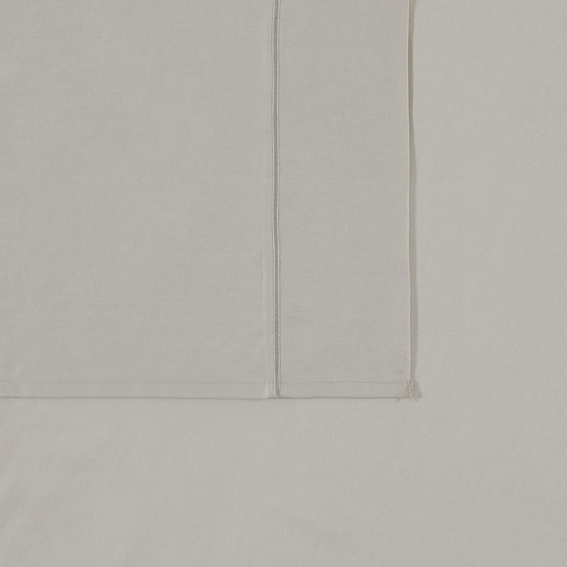 TENCEL Standard Solid Colour Sheet Set, Greige, Full Sheet Set + 2 Pillowcases
