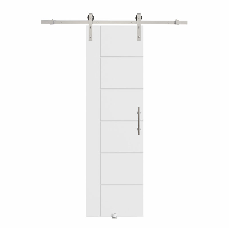 Porte de grange coulissante en bois 80 pi avec 80 po, 24 po x 80 po