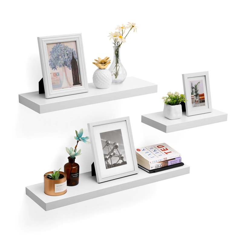 Akanni Floating Shelf, White
