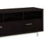 Support de télévision contemporain de 60 pouces Cappuccino - Console de rangement spacieuse avec finition moderne et chic