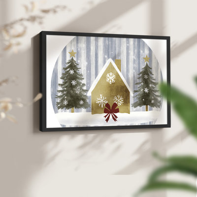 Chirstmas Art-CXXXVIII -Framed Print - Restickable