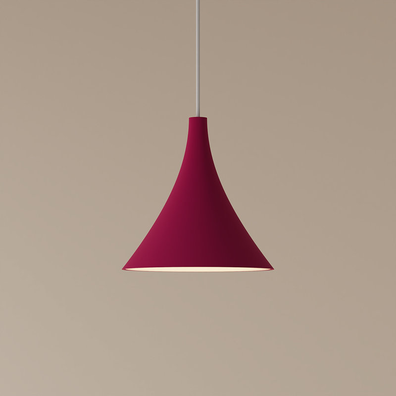Gota Pendant Light, White, 20" H x 9.84" W x 9.84" D, Sunrise
