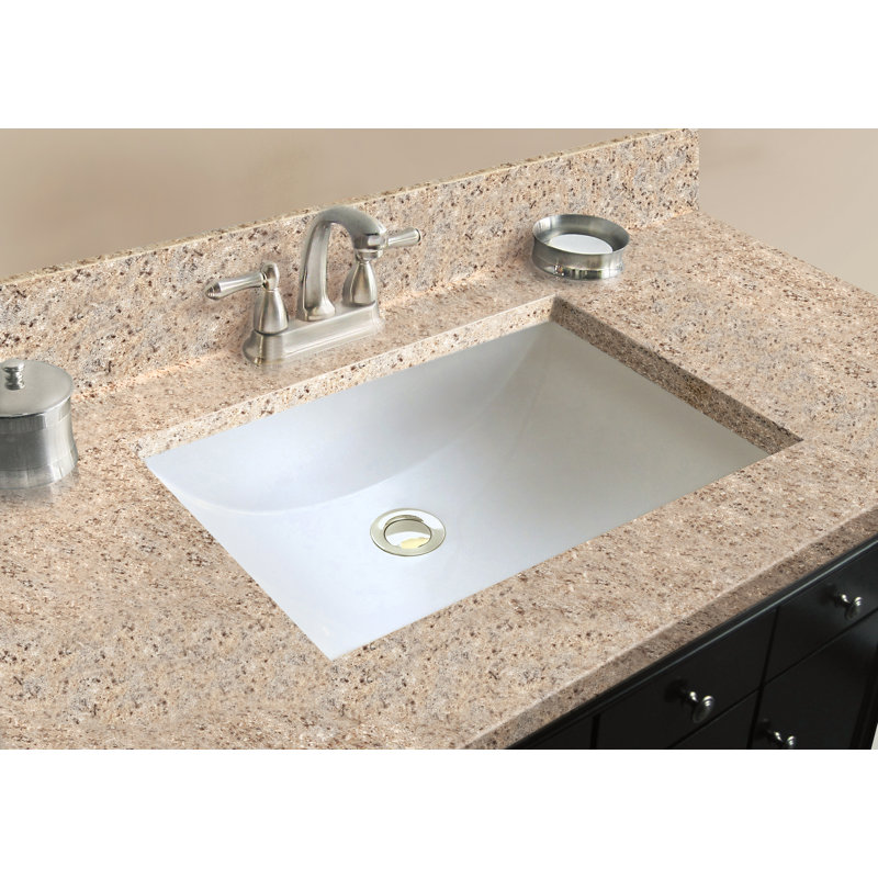 MagickWoods 25X22 Honey Dew Slab Vanity Top