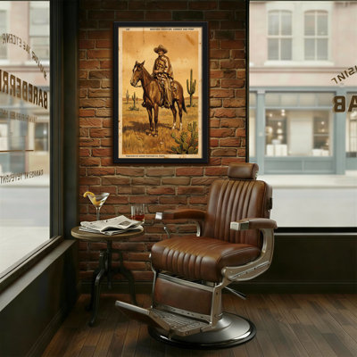 Fashion Western Frontier Cowboy And Pony