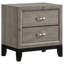 Ensemble de chambre à coucher grand lit quatre pièces Watson Taupe clair-126304162-126304163