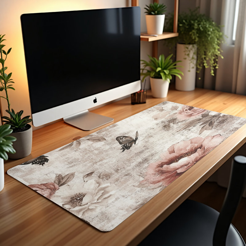 Polyester Desk Pad, 14.4x12.1