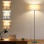 Lampe de sol à arc à intensité variable avec ampoule DEL 3 couleurs - lampe de lecture moderne pour le salon, la ferme et la chambre à coucher