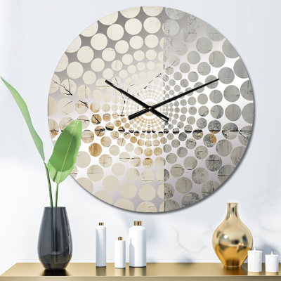Nature Split - Horloge murale formes abstraites