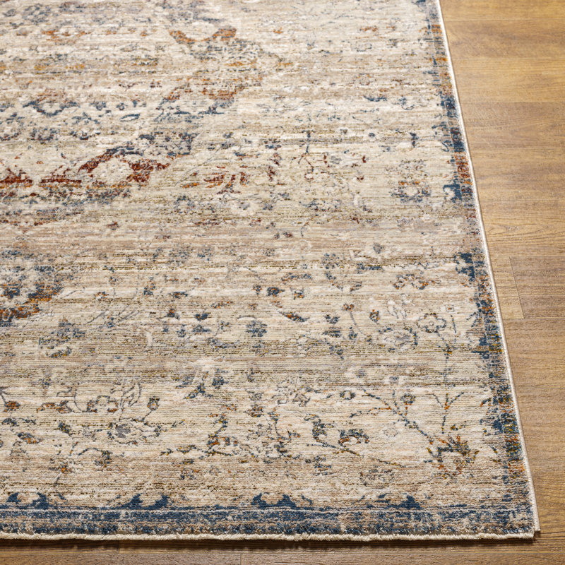 Tapis oriental beige Lodean, Rectangle 9 pi x 13 pi