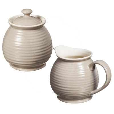 Ensemble de pot à crème de sucre & Keller
