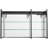 60 in. W x 36 in. H Rectangular Aluminum Medicine Cabinet with Mirror and Light, Defogger, Interior Lighting, Black