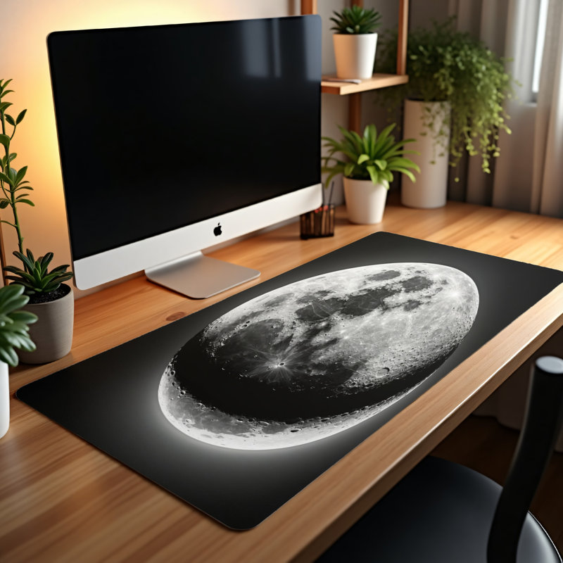 Polyester Desk Pad, 14.4x12.1