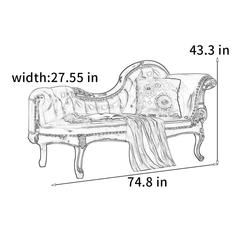 Chaise sélectionnée en chêne sculpté, Orienté à droite