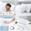 Lielle Quilted Stripe Filled Envelope Pillow