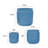 Set of 3 Flower Ceramic Flowerpot, Modern Planter for Patio, Garden, Windowsill-1305475858