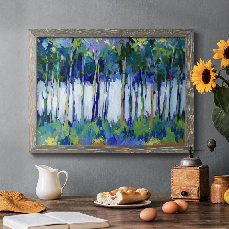 " Light Through The Trees ", Gray, 18" H x 26" W x 1.5" D