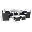Verano 43.7" W Space-Saving Wicker 8-Person Patio Dining Set-1849932603