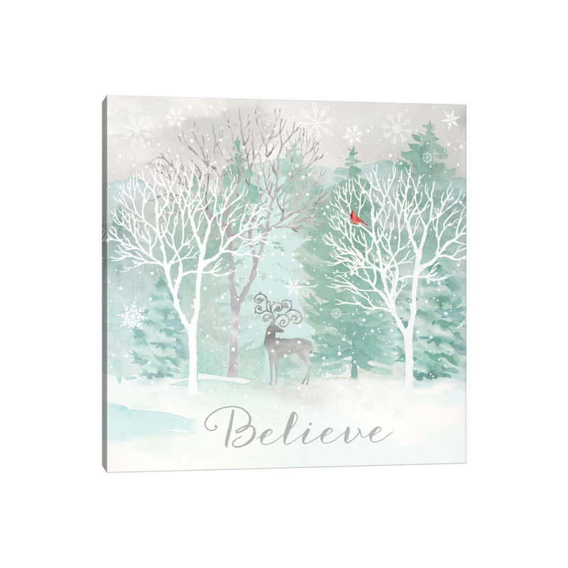 Peace on Earth Silver I 1 Piece Wrapped Canvas Painting, 66.04 cm H x 66.04 cm W x 3.175 cm D
