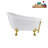 53.1'' x 25.6'' Freestanding Soaking Acrylic Bathtub-72770160-76275075