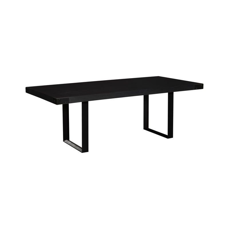 Industrial Concrete Dining Table, 40" W x 84" L