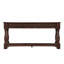 Console Bastedo en bois, 152 cm L x 36 cm l, table d'appoint de rangement, table basse extra-épaisse avec 3 tiroirs et 1 tablette inférieure-755481457