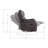 Gray Swivel Gliding Recliner-1004443988