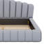 Lit de plancher en velours-722255364
