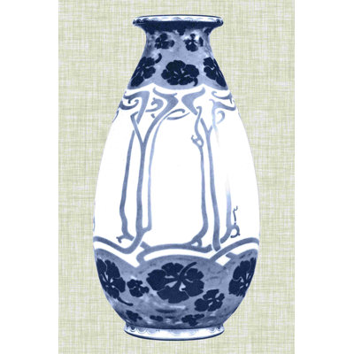Vase bleu et blanc II