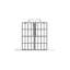 Goodyo 46" X 72" Shower Screen Walk-In Wet-Room Black