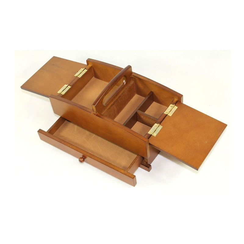 Wood Jewelery Box + Drawers