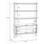 Caskie Manufactured Wood Shelving Unit-1896634020