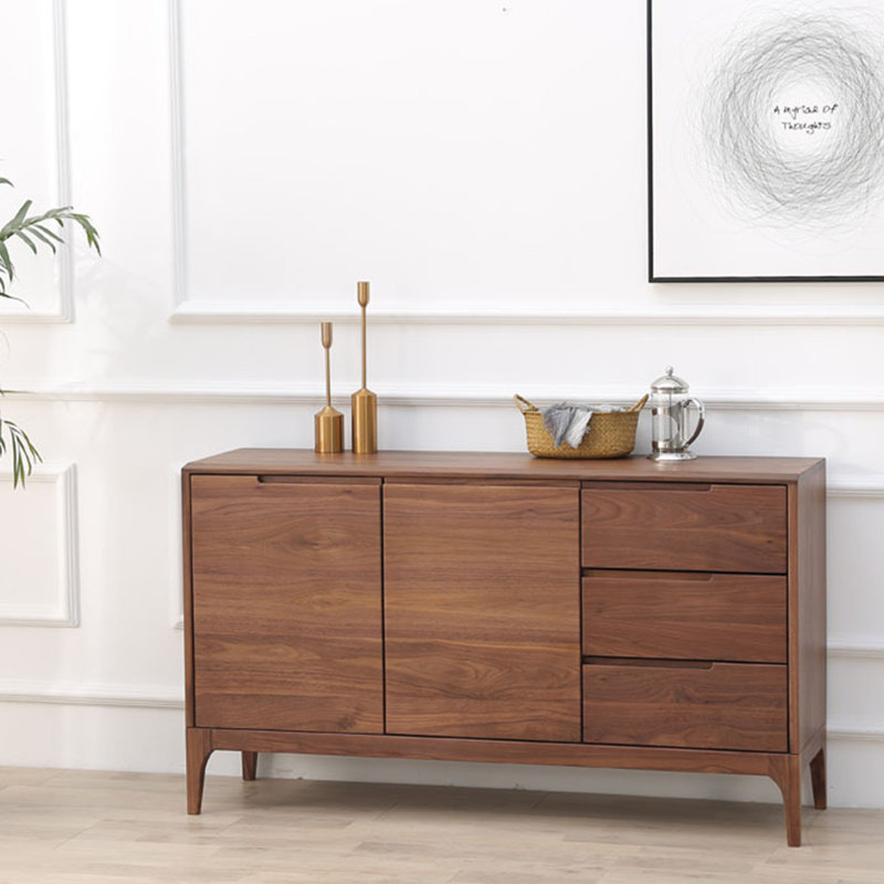 Japanese-Style Double-Door Buffet Table