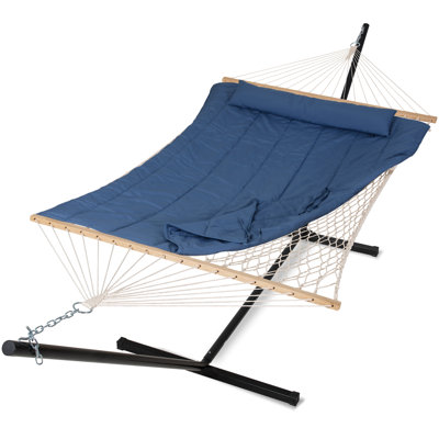 Mejias 2 Person Spreader Bar Hammock with Stand