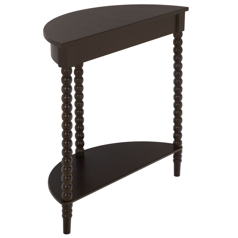 Console Orvis Demilune, Chocolat noir