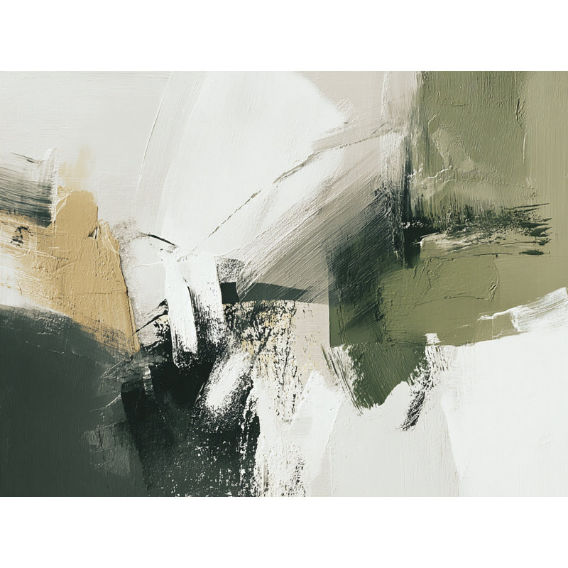 Art mural sur toile tendue Olive Gesture, L 48 po x H 36 po x P 1,5 po