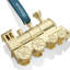 Waterford Steam Train Golden Ornament