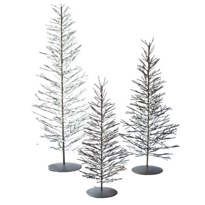 3-Piece Wire Tabletop Tree Set