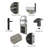 Desern Corner Unit Wine Bottle & Glass Rack-1353034398