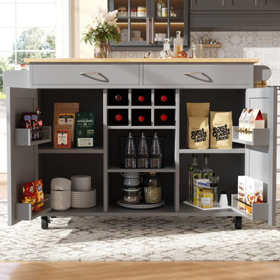 Wood Kitchen Island