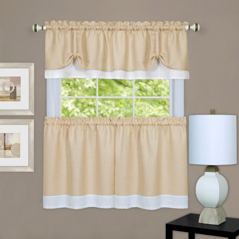 Ensemble de cantonnière 58 po Ryon, l 58 po x L 36 po, Taupe