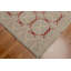 Tapis de zone en laine beige/rouge 6 pi x 9 pi one-of-kind à la main noué la Giacomo