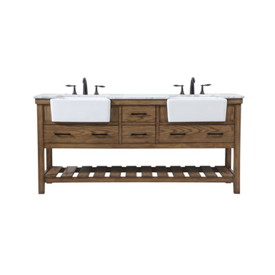 Meuble-lavabo double 72 po Pelaghia