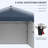 Outsunny 10' X 10' Pop Up Canopy Tent With 3 Sidewalls-114930267