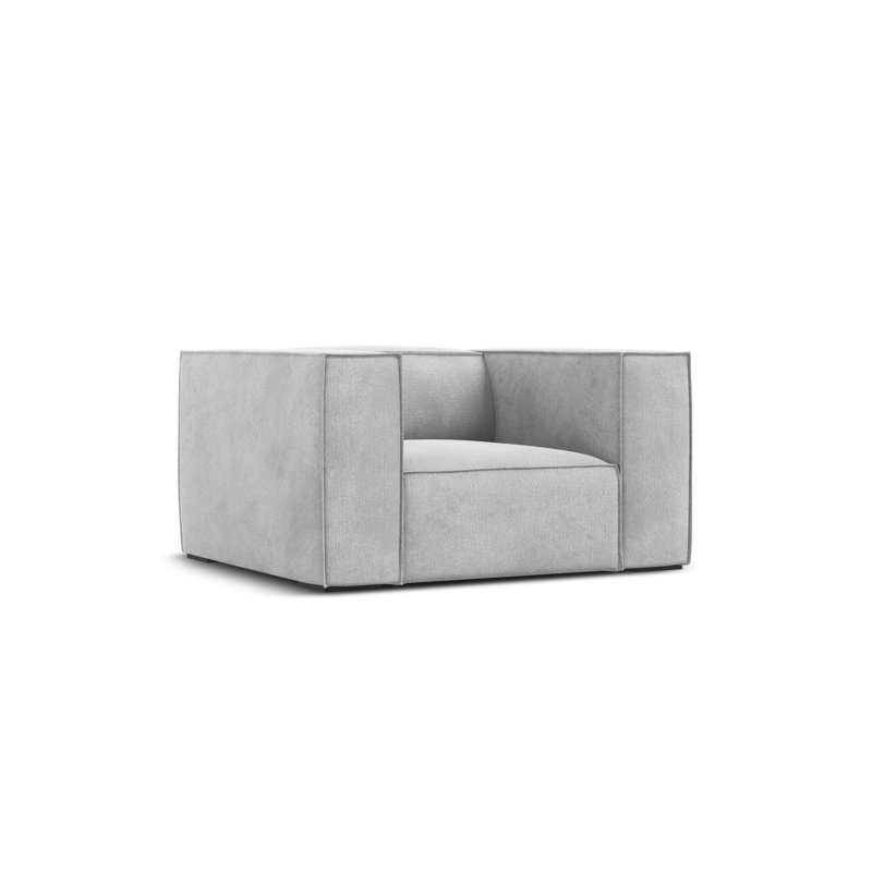 Jessicah Upholstered Armchair, Silver