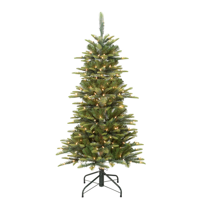 4.5' Lighted Artificial Fir Christmas Tree