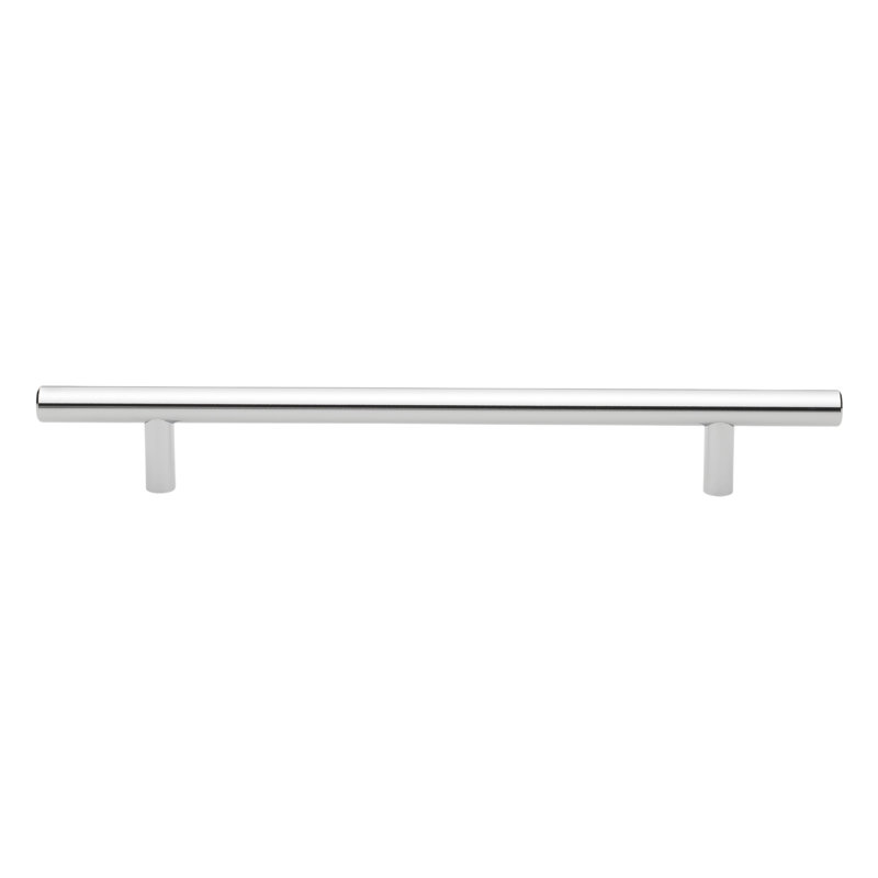 Roman Bar Pull, Polished Chrome, 7"